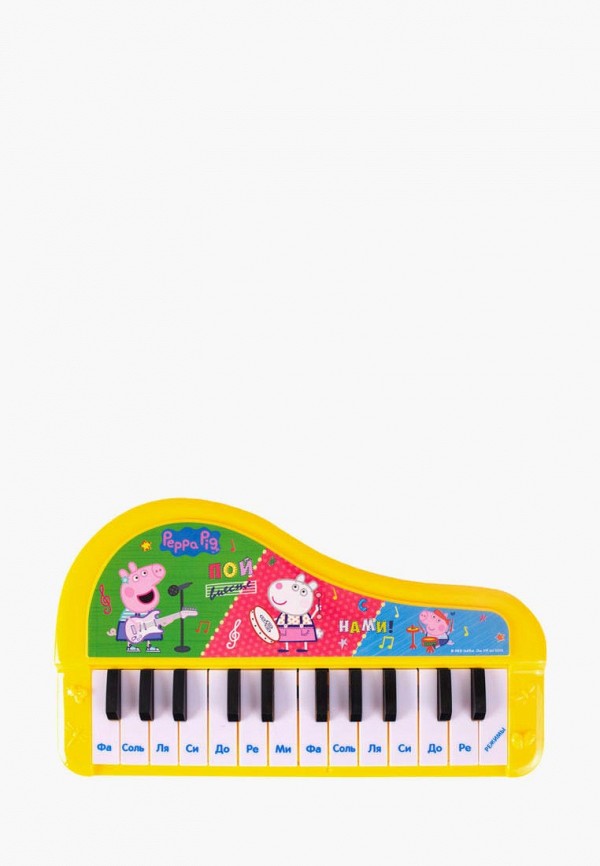 

Игрушка Росмэн, Желтый, Игрушечный синтезатор. Peppa Pig