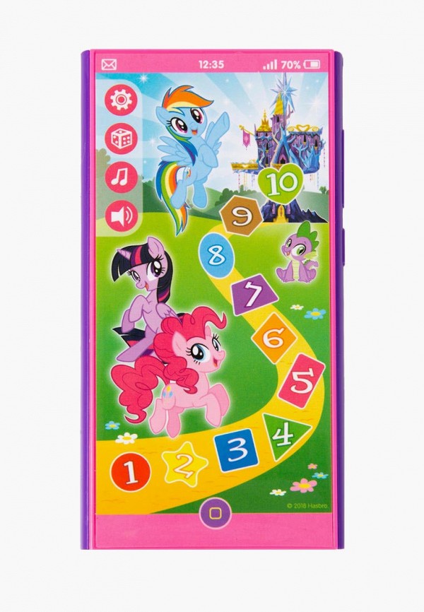 

Игрушка Росмэн, Розовый, Игрушечный телефон, свет, звук. ТМ My Little Pony