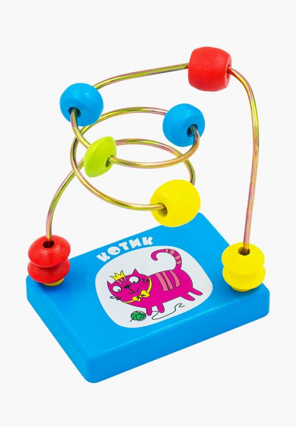 

Игрушка Alatoys, Разноцветный, Лабиринт "Кот" синий
