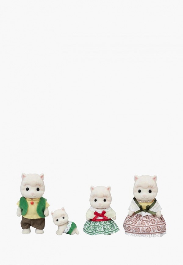 

Декоративные фигурки Sylvanian Families, Разноцветный, Семья Альпака