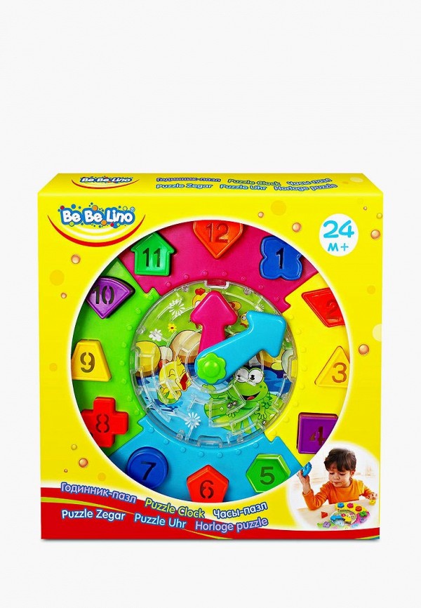 

Игрушка BeBeLino, Разноцветный, Часы лабиринтом и сортером