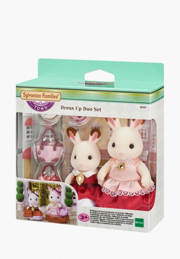 

Декоративные фигурки Sylvanian Families, Разноцветный, Шоколадные кролики в нарядной одежде