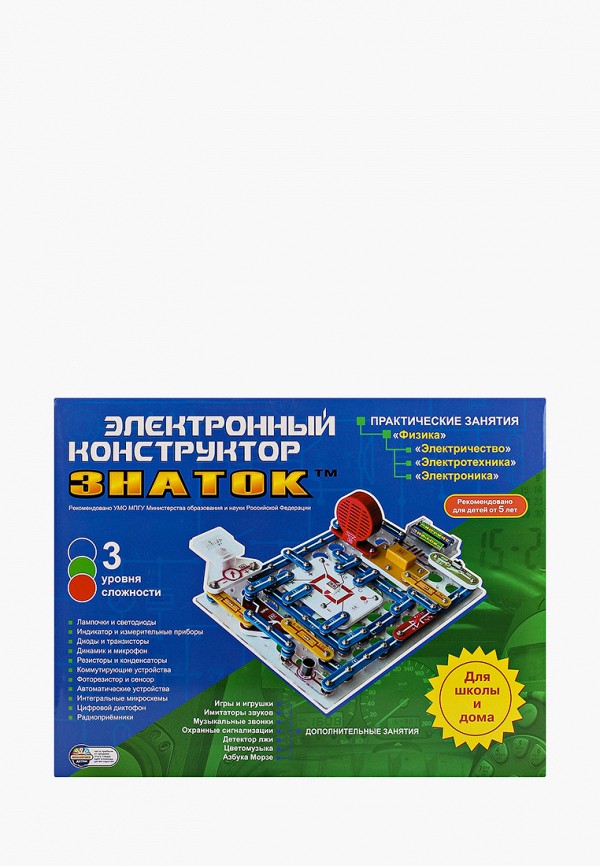 

Конструктор Знаток, Разноцветный, электронный "ЗНАТОК" 999 схем+Школа