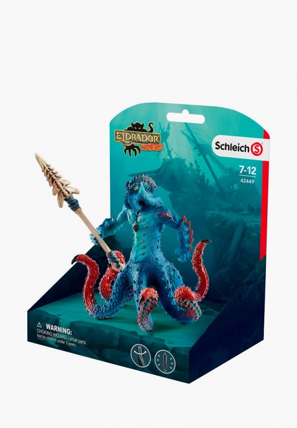 

Коллекционная фигурка Schleich, Разноцветный, Кракен с оружием, серия Eldrador