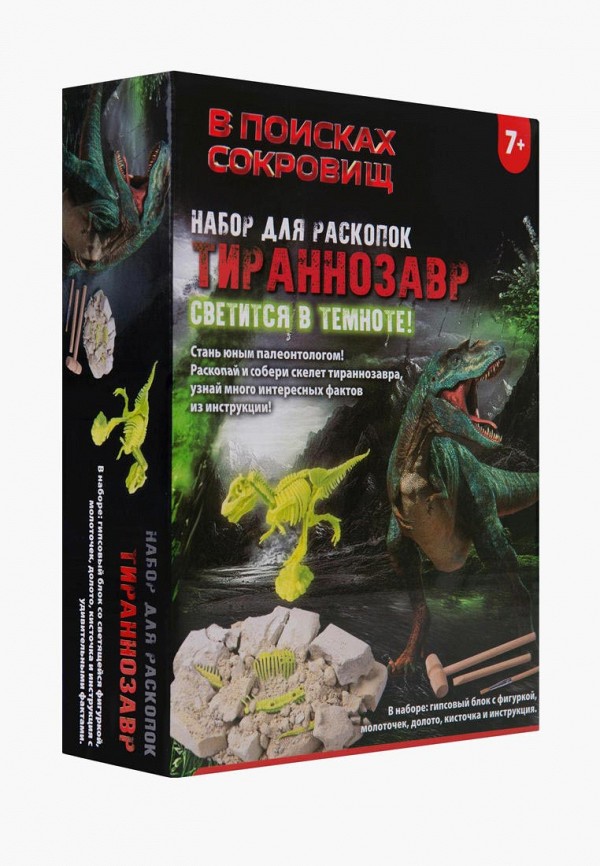 

Набор игровой Росмэн, Разноцветный, для раскопок "Тираннозавр". ТМ "В поисках сокровищ"