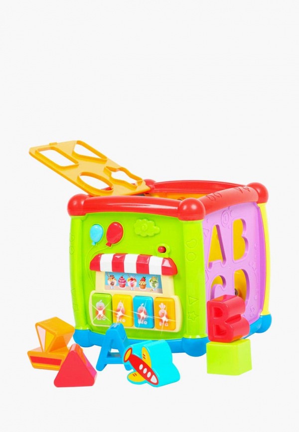 

Игрушка BeBeLino, Разноцветный, Куб-сортер