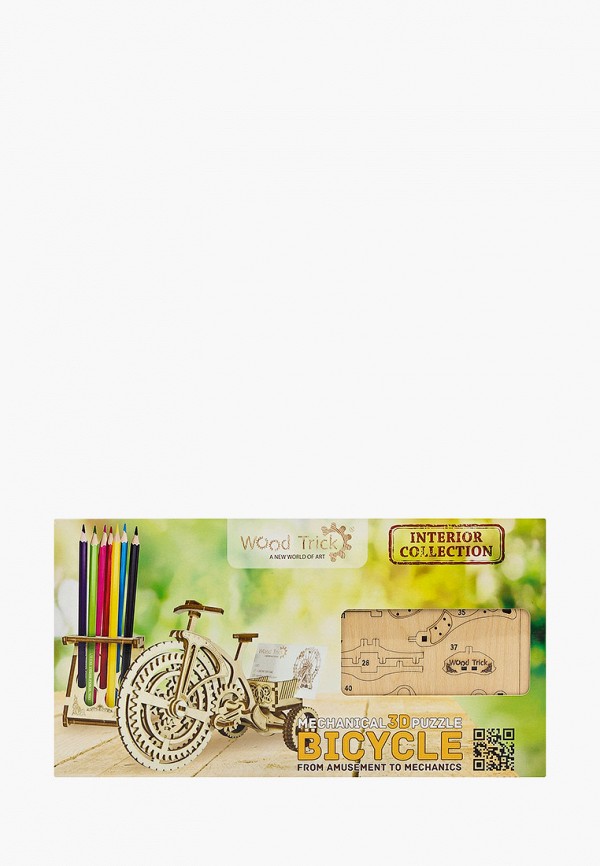 

Конструктор Wood Trick, Бежевый, Велосипед визитница