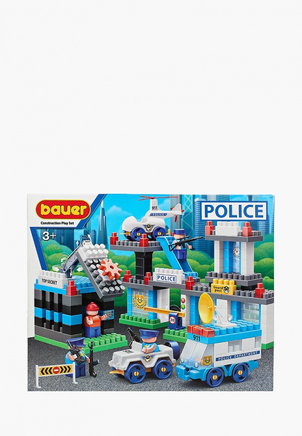 

Конструктор Bauer, Разноцветный, Бауер "Полиция" 633, набор "Департамент полиции"