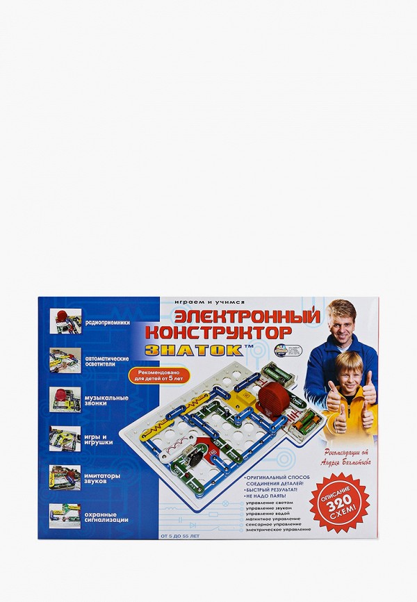 

Конструктор Знаток, Разноцветный, Электронный, 320 схем