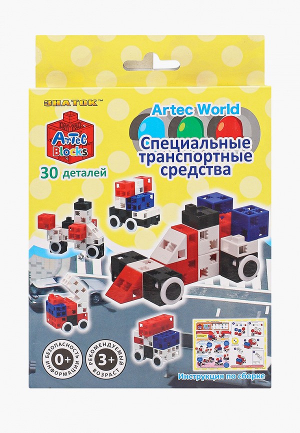 

Конструктор Знаток, Разноцветный, ARTEC World "Специальные транспортные средства"