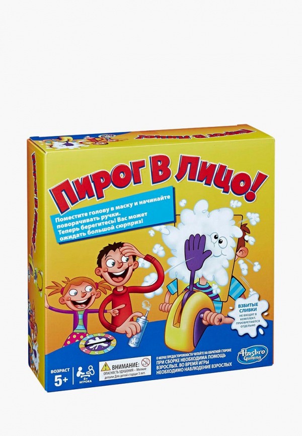 

Игра настольная Hasbro Games, Разноцветный, Пирог в лицо
