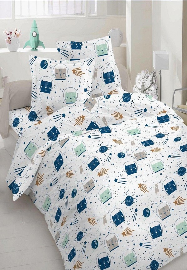 

Постельное белье 1,5-спальное Текстильная лавка, Белый