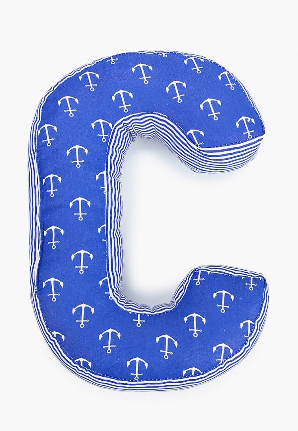 

Подушка декоративная Крошка Я, Синий, "Мои первые буквы"