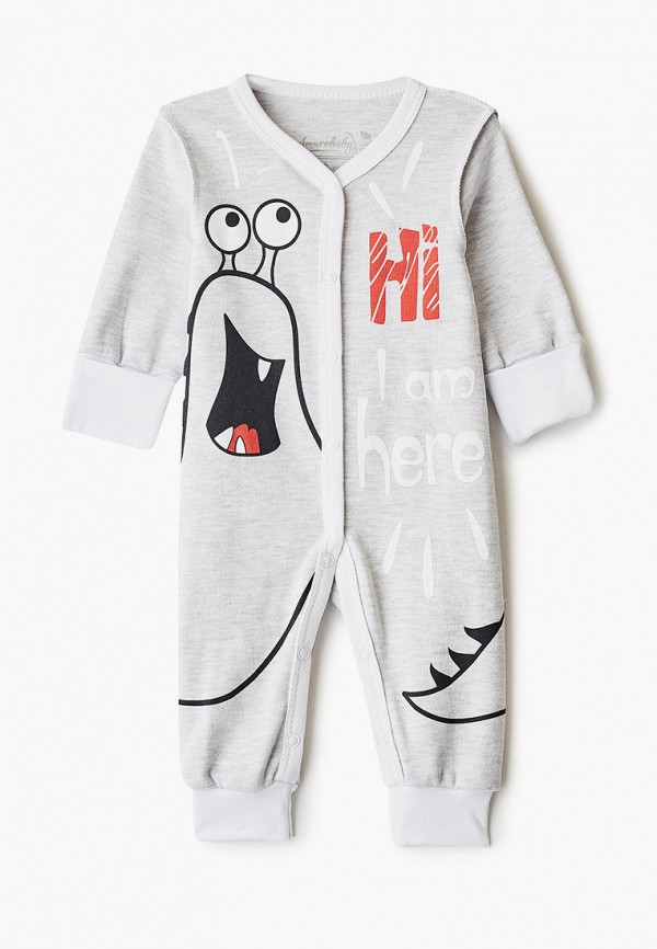 

Комбинезон бельевой Amarobaby, Серый