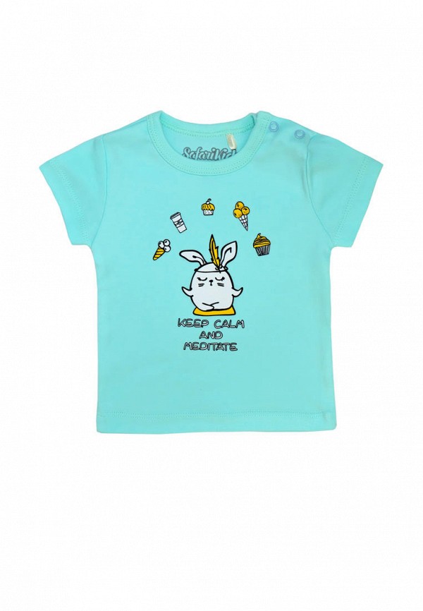 

Футболка Safari Kids, Бирюзовый, Yoga Rabbit