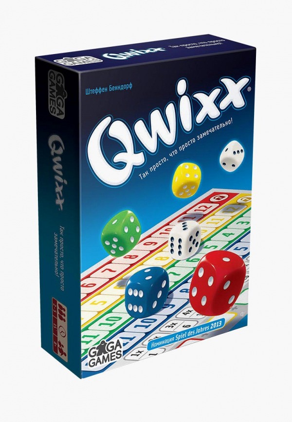 

Игра настольная Gaga.ru, Разноцветный, Квикс (Qwixx)