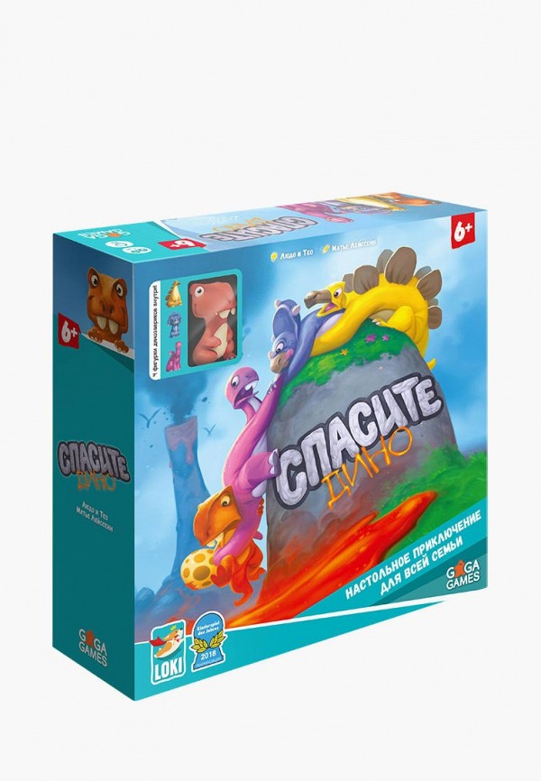 

Игра настольная Gaga.ru, Разноцветный, Спасите дино
