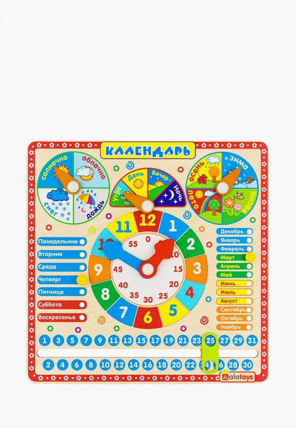 

Игрушка Alatoys, Бизиборд Календарь