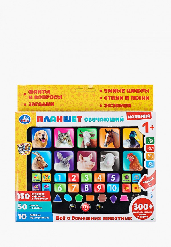 

Игрушка интерактивная Умка, Разноцветный, Планшет детский обучающий