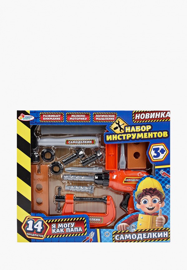 

Набор игровой Играем Вместе, Разноцветный, Набор инструментов 32,5х28х5,5 см