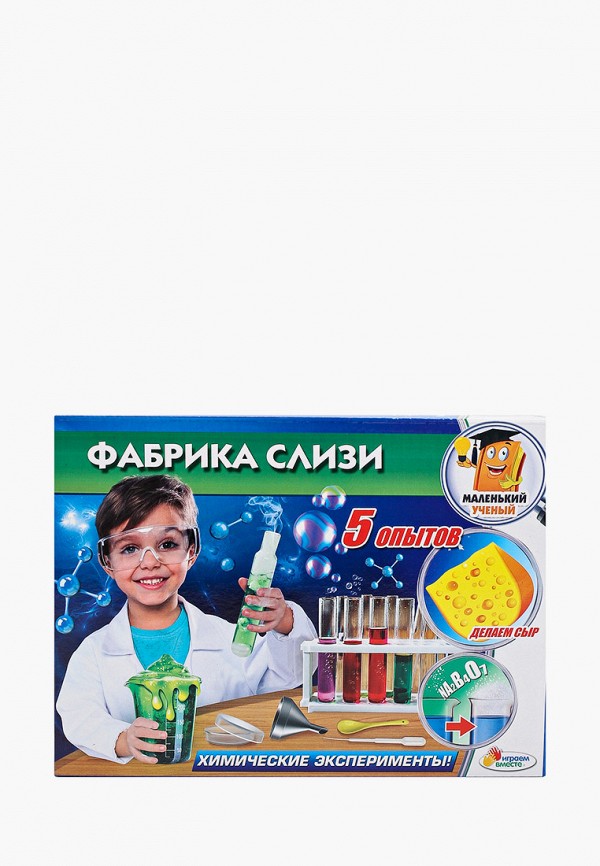 

Набор для опытов Играем Вместе, Разноцветный, "Фабрика слизи"
