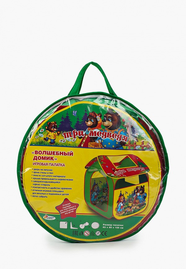 

Палатка Играем Вместе, Разноцветный, детская игровая "Три медведя"