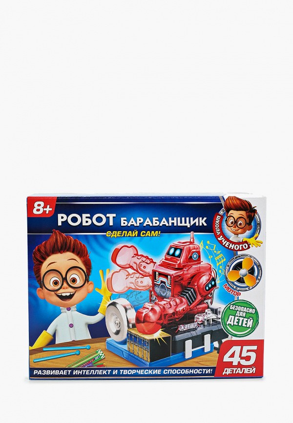 

Набор для опытов Играем Вместе, Разноцветный, "Робот барабанщик"