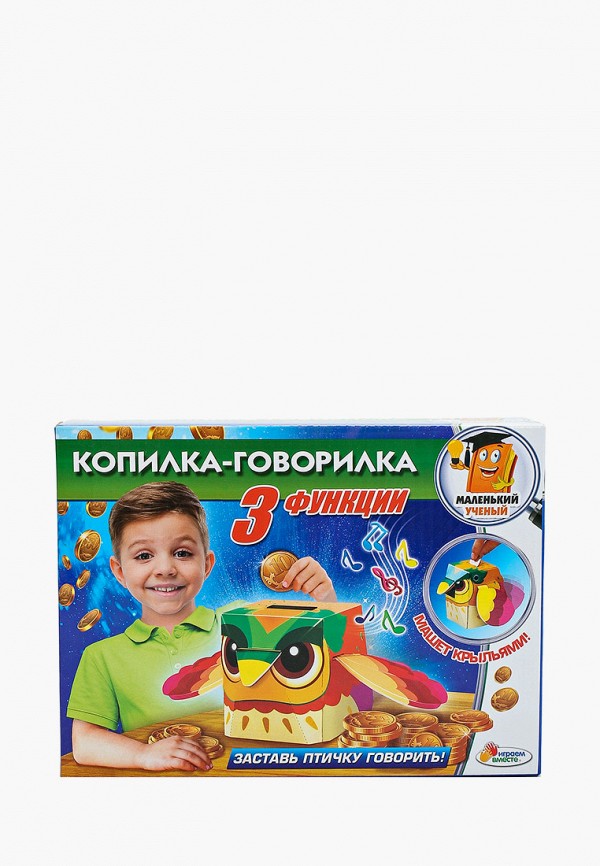 

Набор для опытов Играем Вместе, Разноцветный, "Копилка-говорилка"