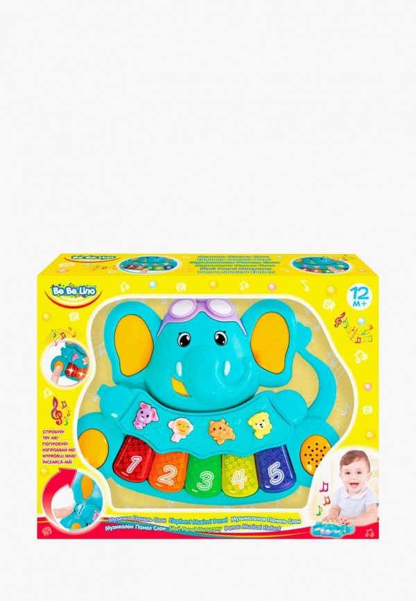

Игрушка интерактивная BeBeLino, Разноцветный, Слон