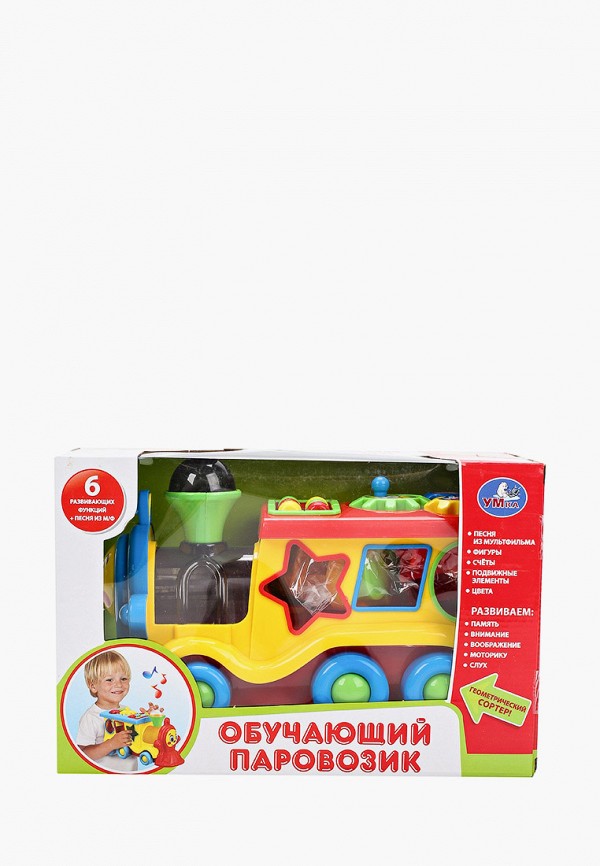 

Игрушка интерактивная Умка, Разноцветный, Паровозик развивающий