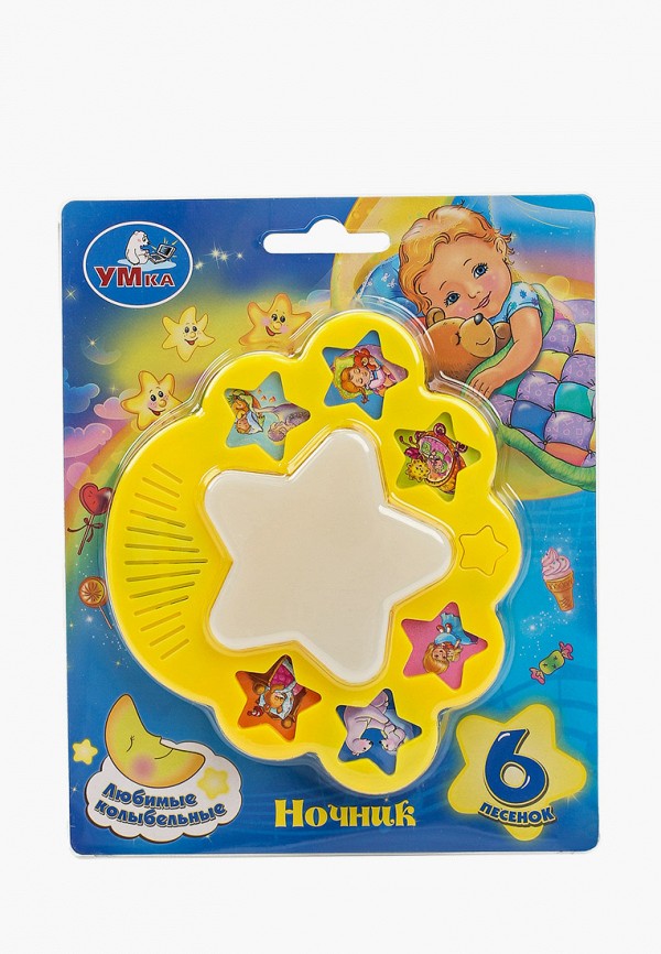 

Игрушка интерактивная Умка, Желтый, Ночник