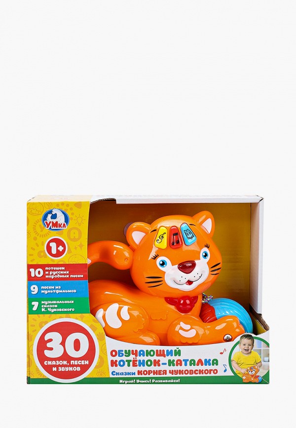 

Игрушка интерактивная Умка, Разноцветный, Каталка-котенок