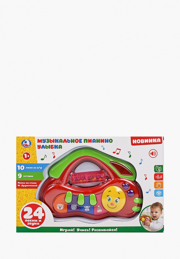 

Игрушка интерактивная Умка, Разноцветный, развивающая «Пианино»