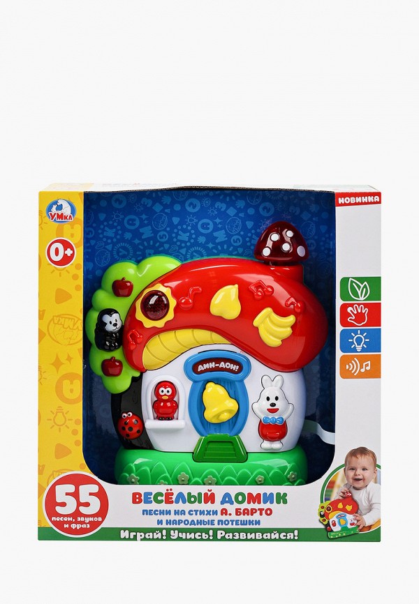 

Игрушка интерактивная Умка, Разноцветный, развивающая «Весёлый домик»