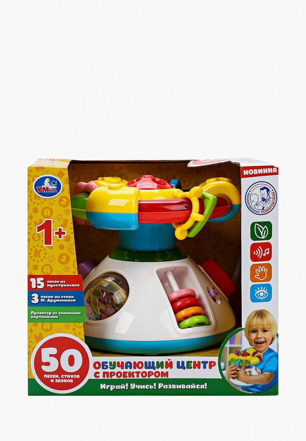 

Игрушка интерактивная Умка, Разноцветный, Центр обучающий