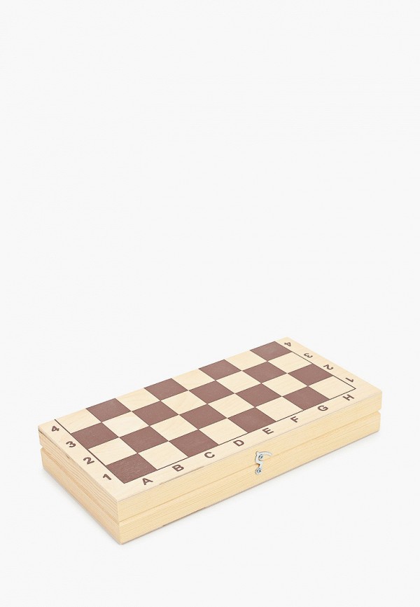 

Игра настольная Рыжий Кот, Разноцветный, шашки деревянные с доской, 295х145 мм