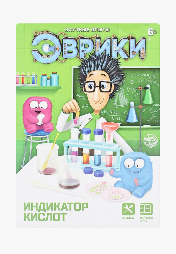 

Набор для опытов Эврики, Разноцветный, "Индикатор кислот"