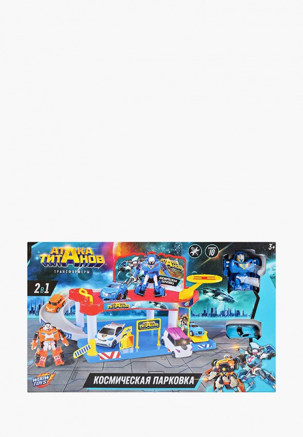 

Набор игровой Woow Toys, Разноцветный, Парковка "АВТОБОТЫ"