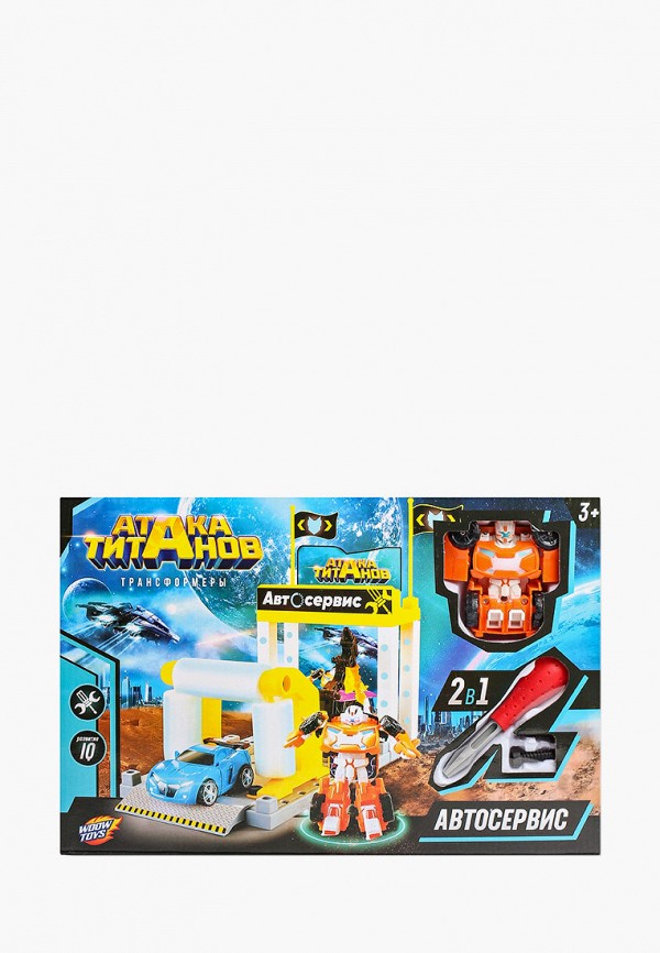 

Конструктор Woow Toys, Разноцветный, Парковка-конструктор "АВТОБОТЫ"