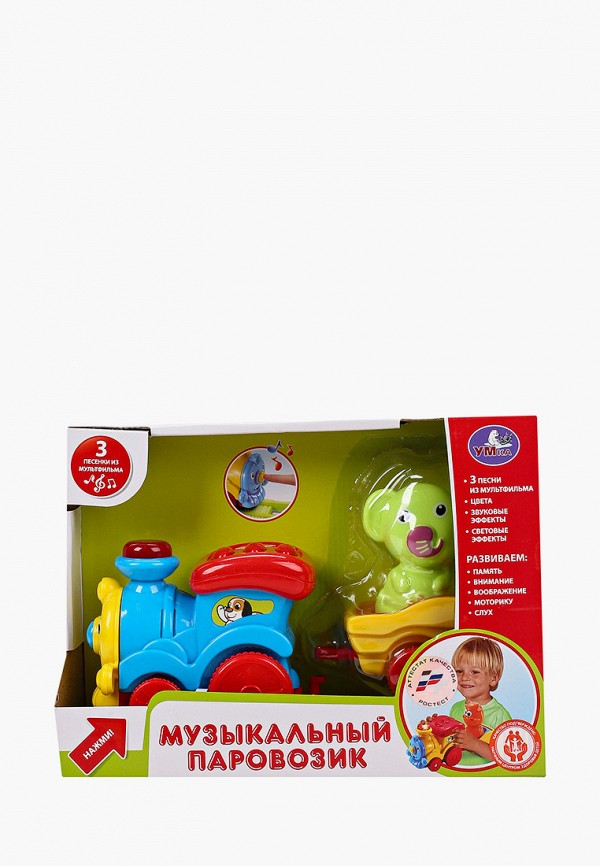 

Игрушка интерактивная Умка, Разноцветный, "Музыкальный паровозик"