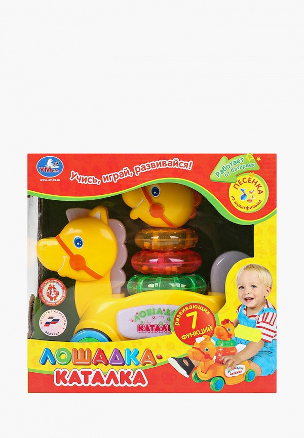 

Игрушка Умка, Разноцветный, Лошадка-каталка