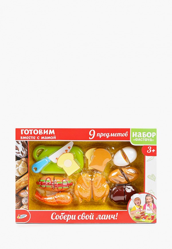 

Набор игровой Играем Вместе, Разноцветный, Фастфуд