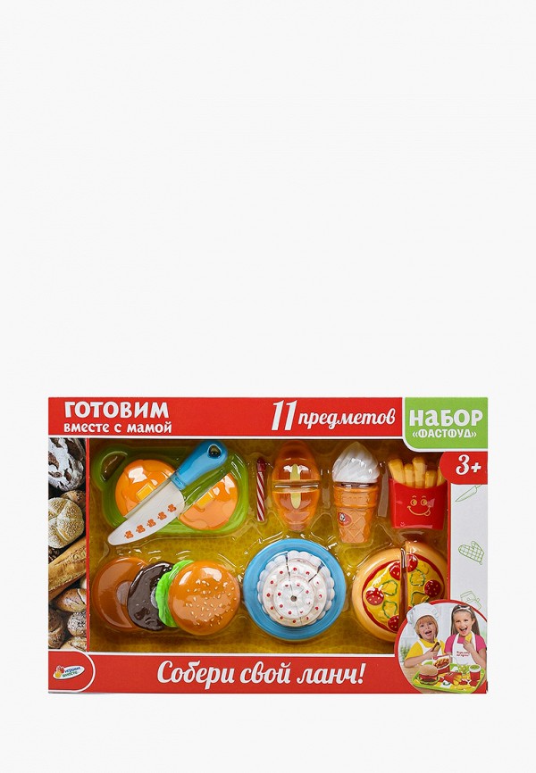 

Набор игровой Играем Вместе, Разноцветный, «Собери свой ланч» - фастфуд