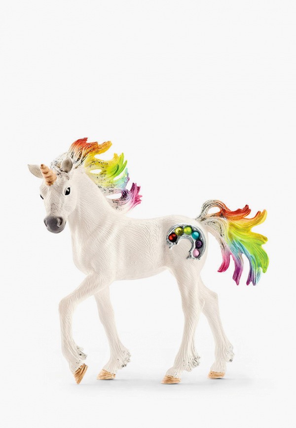 

Фигурка Schleich, Белый, Радужный единорог, жеребенок