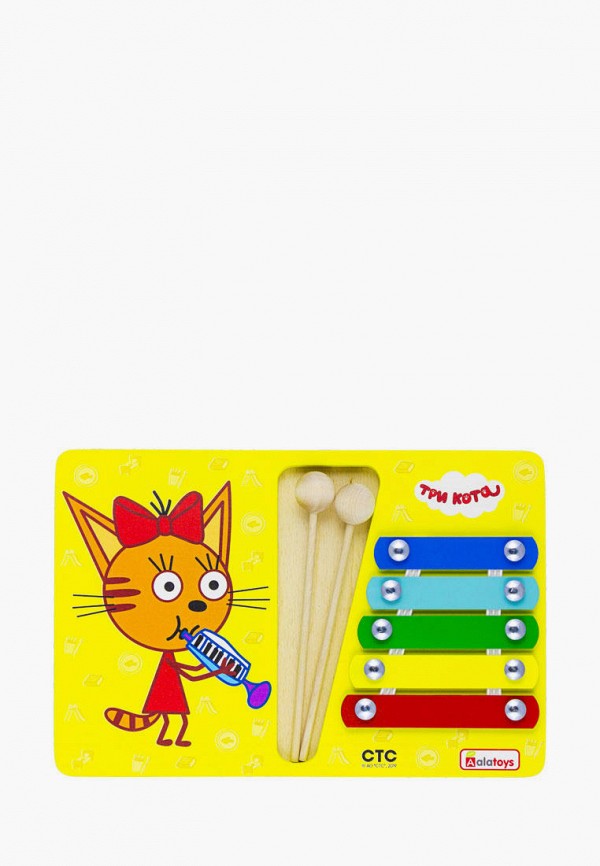 

Игрушка Alatoys, Разноцветный, Металлофон "Карамелька"