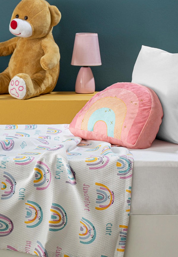 

Покрывало English Home, Белый, Happy Rainbow, 150х100 см
