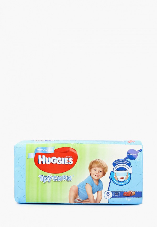 

Подгузники-трусики Huggies, Белый, 6 для мальчиков (16-22кг) 44 шт.