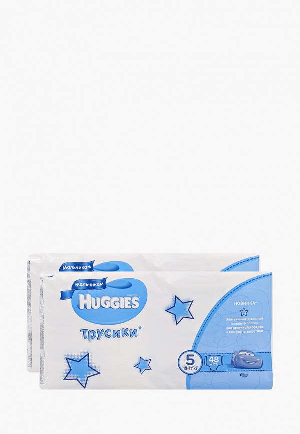 

Подгузники-трусики Huggies, Разноцветный, для мальчиков 5 (13-17 кг) 96 шт.
