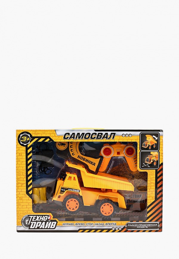 

Игрушка радиоуправляемая Технодрайв, Оранжевый, «Самосвал»