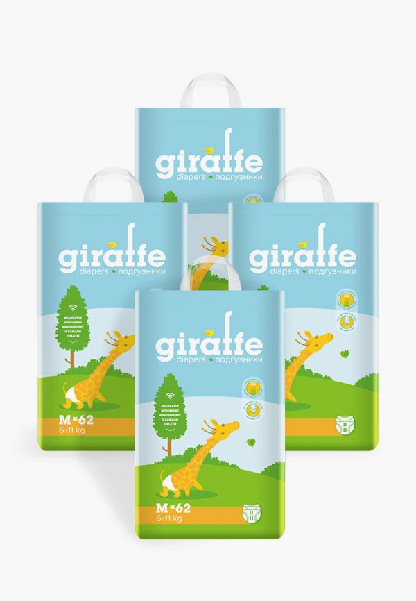 

Подгузники-трусики Lovular, Голубой, GIRAFFE M 6-10 кг, 224 шт/уп (4*56 шт/уп)